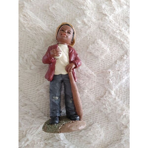 All God's Children Collectibles Figurines - William Baseball Bat Red Retired